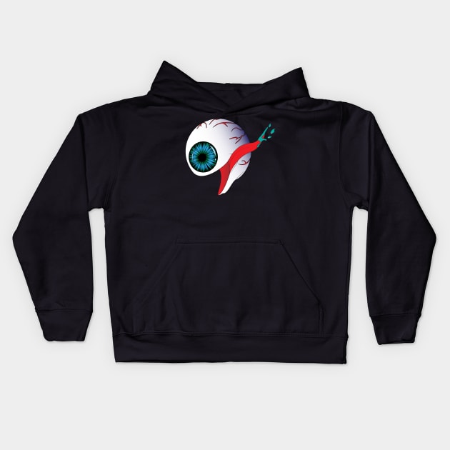 Crazy Eyeball Kids Hoodie by BunnyRags